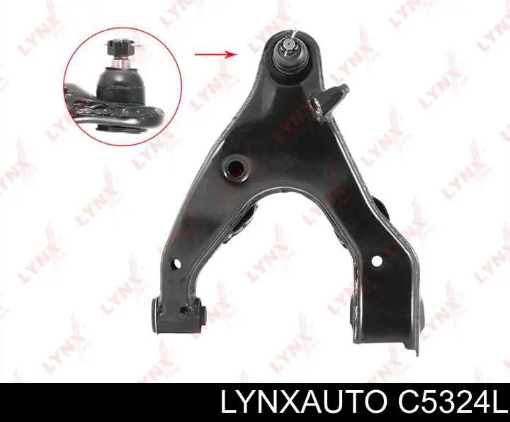 C5324L Lynxauto barra oscilante, suspensión de ruedas delantera, inferior izquierda