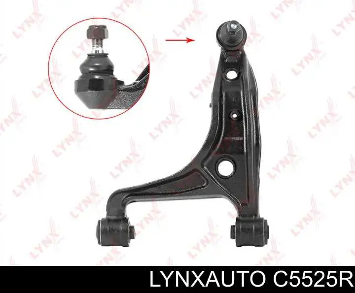 C5525R Lynxauto brazo suspension trasero superior derecho