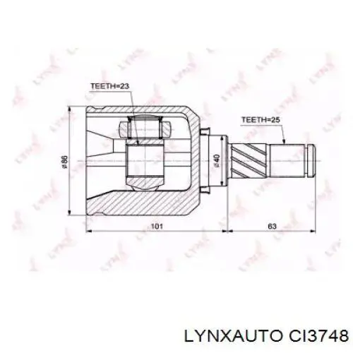 CI3748 Lynxauto junta homocinética interior delantera