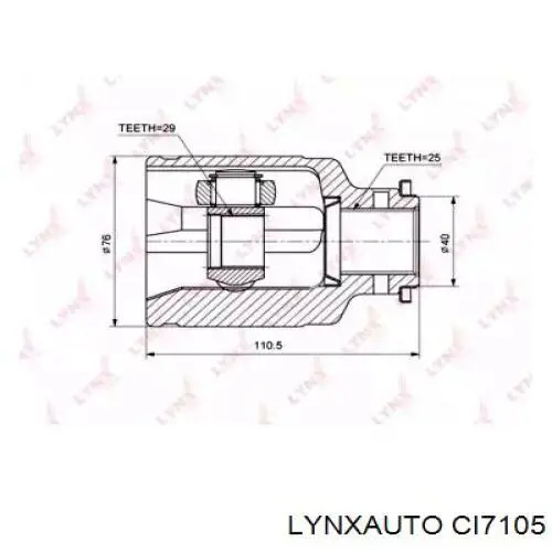 CI7105 Lynxauto junta homocinética interior delantera