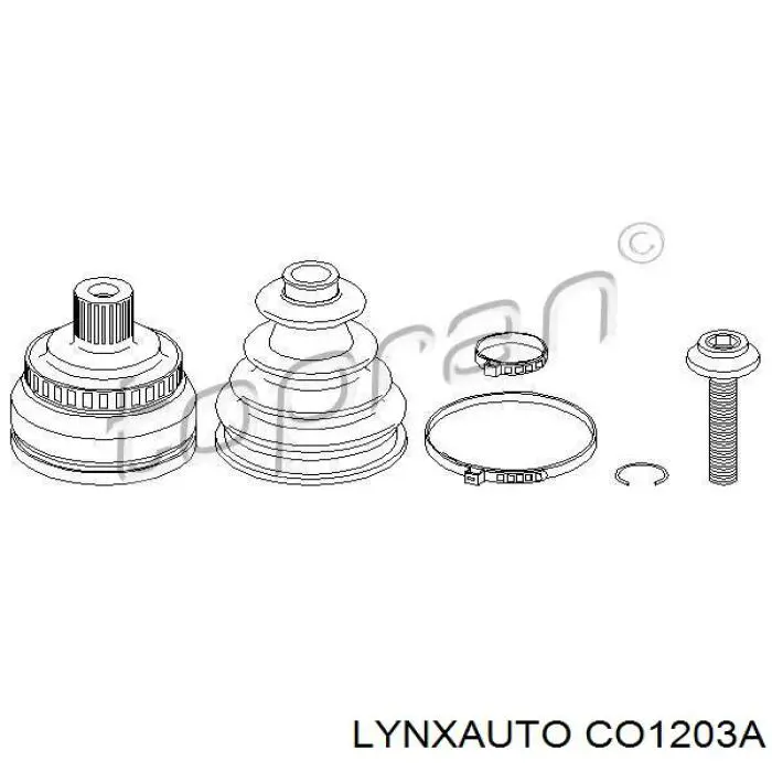 CO1203A Lynxauto junta homocinética exterior delantera