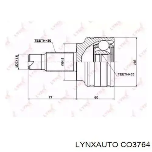 CO3764 Lynxauto junta homocinética exterior delantera