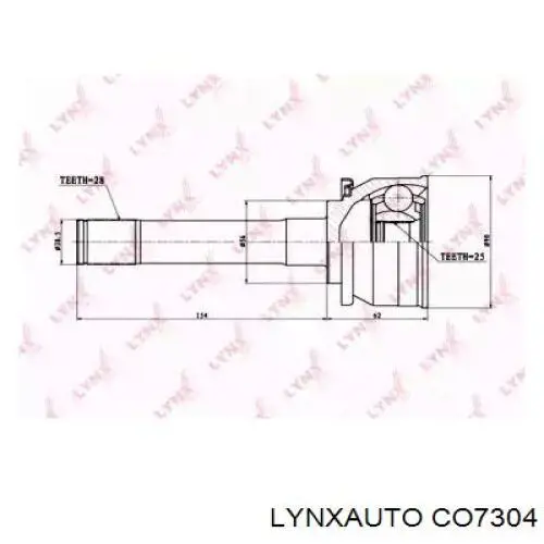 CO7304 Lynxauto junta homocinética exterior delantera