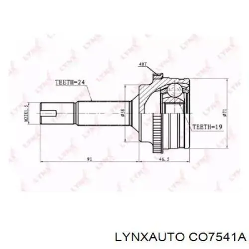 CO7541A Lynxauto junta homocinética exterior delantera