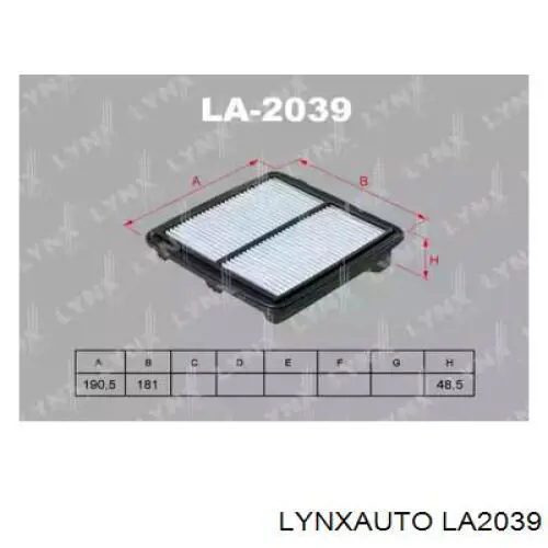 LA2039 Lynxauto filtro de aire