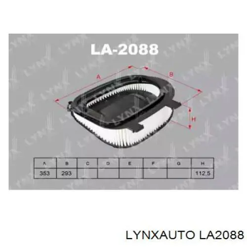 LA2088 Lynxauto filtro de aire