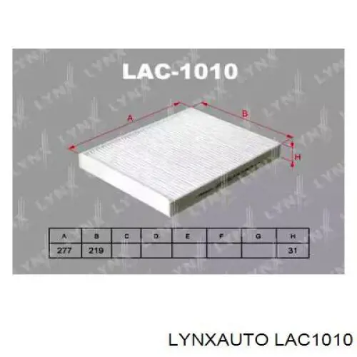 LAC1010 Lynxauto filtro de habitáculo