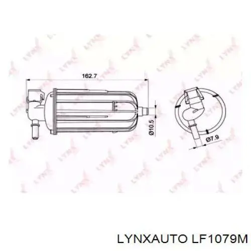 LF1079M Lynxauto filtro combustible