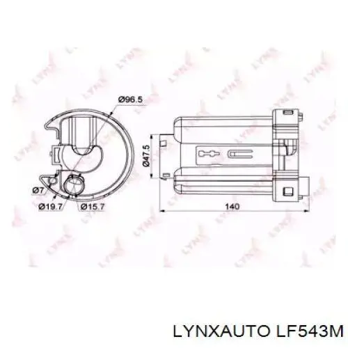 Filtro combustible Mazda 323 BG