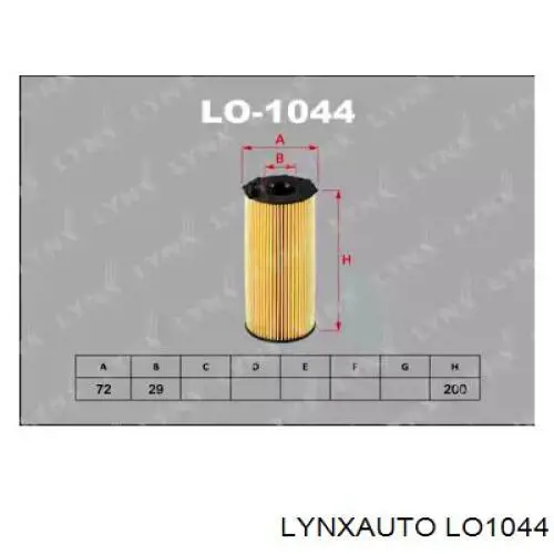 LO1044 Lynxauto filtro de aceite