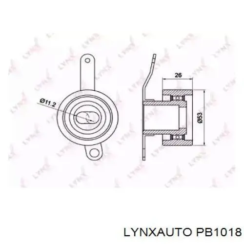 PB1018 Lynxauto rodillo, cadena de distribución