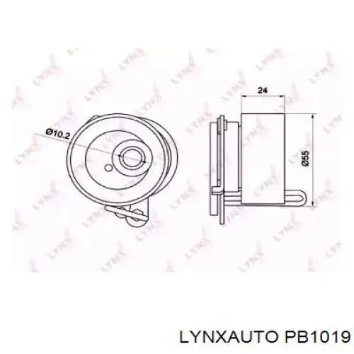 PB1019 Lynxauto rodillo, cadena de distribución