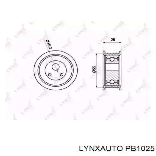 PB1025 Lynxauto rodillo, cadena de distribución