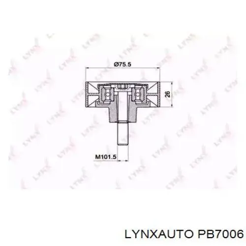 PB7006 Lynxauto polea inversión / guía, correa poli v