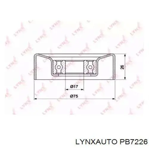 PB7226 Lynxauto tensor de correa, correa poli v