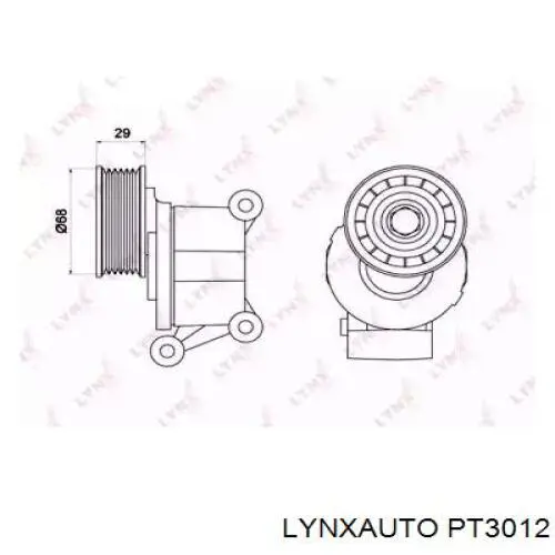 PT3012 Lynxauto tensor de correa, correa poli v