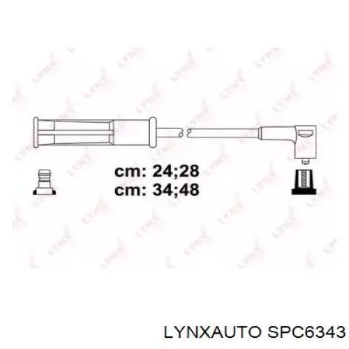 SPC6343 Lynxauto juego de cables de encendido