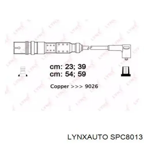 SPC8013 Lynxauto juego de cables de encendido