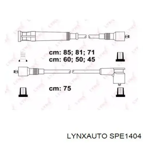 SPE1404 Lynxauto juego de cables de encendido