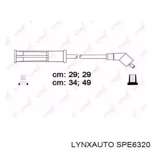 SPE6320 Lynxauto juego de cables de encendido