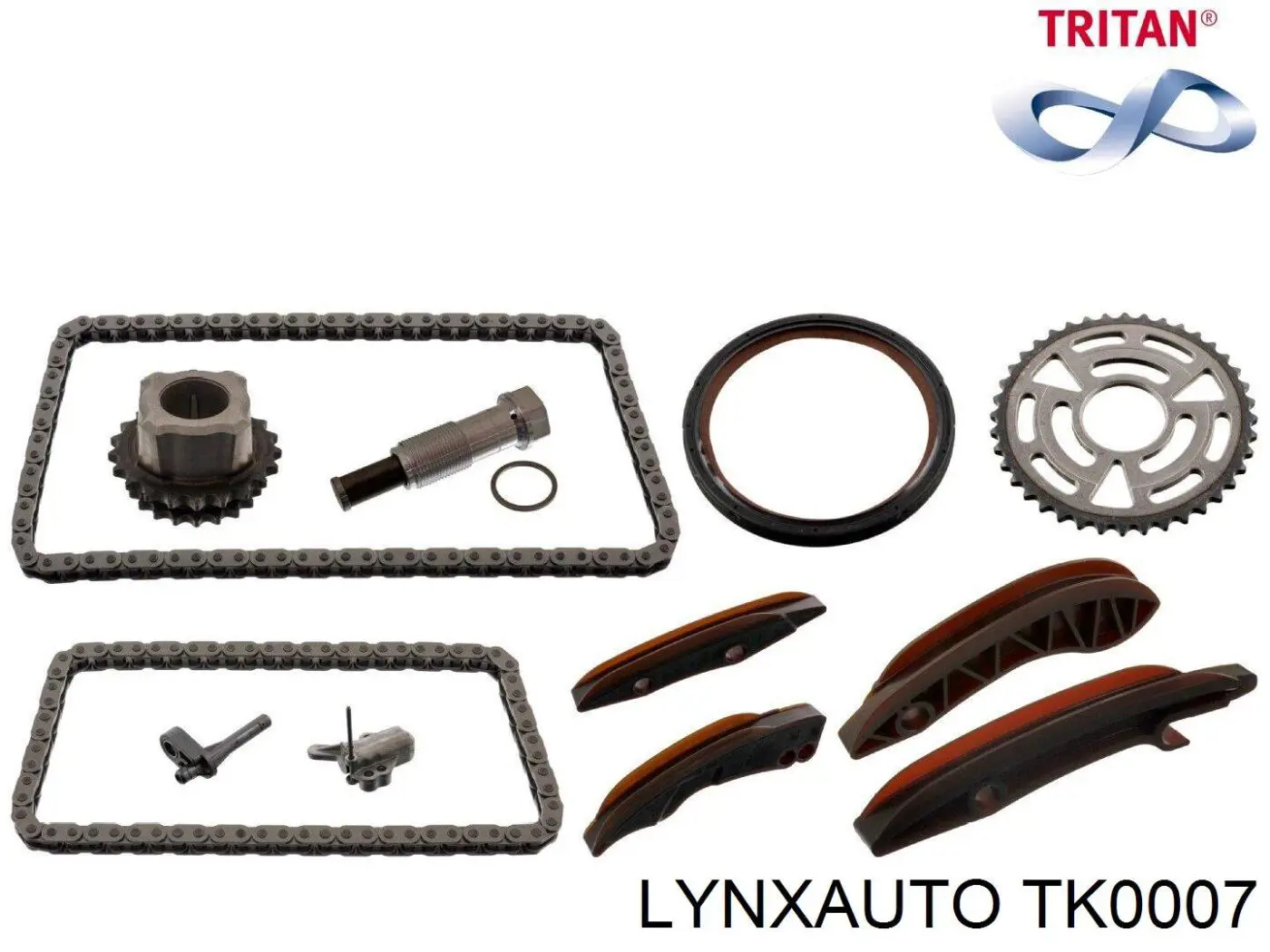 TK0007 Lynxauto kit de cadenas de distribución