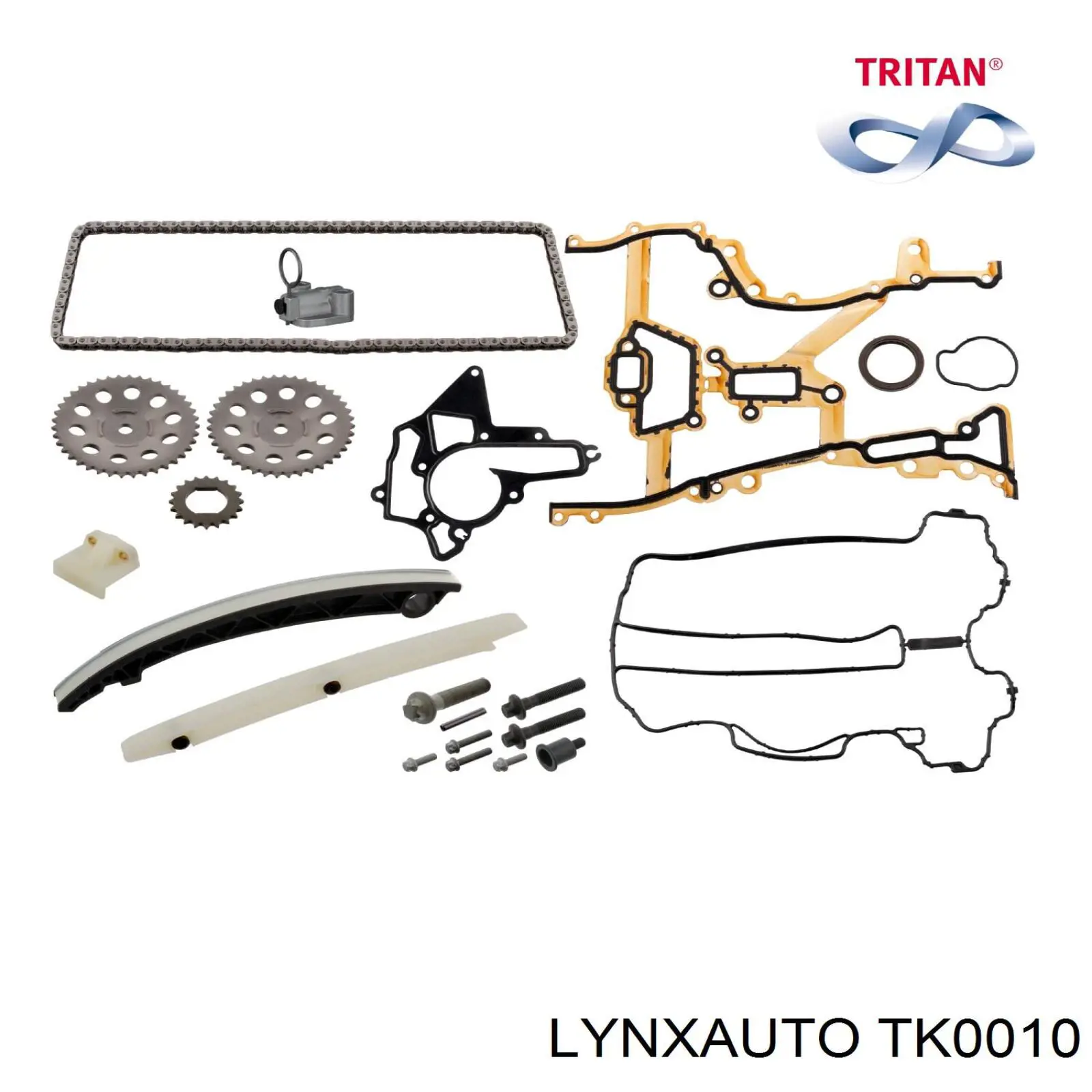 TK0010 Lynxauto kit de cadenas de distribución