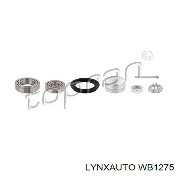 Cojinete de rueda trasero Volkswagen Jetta 2 19E, 1G2, 165, 167