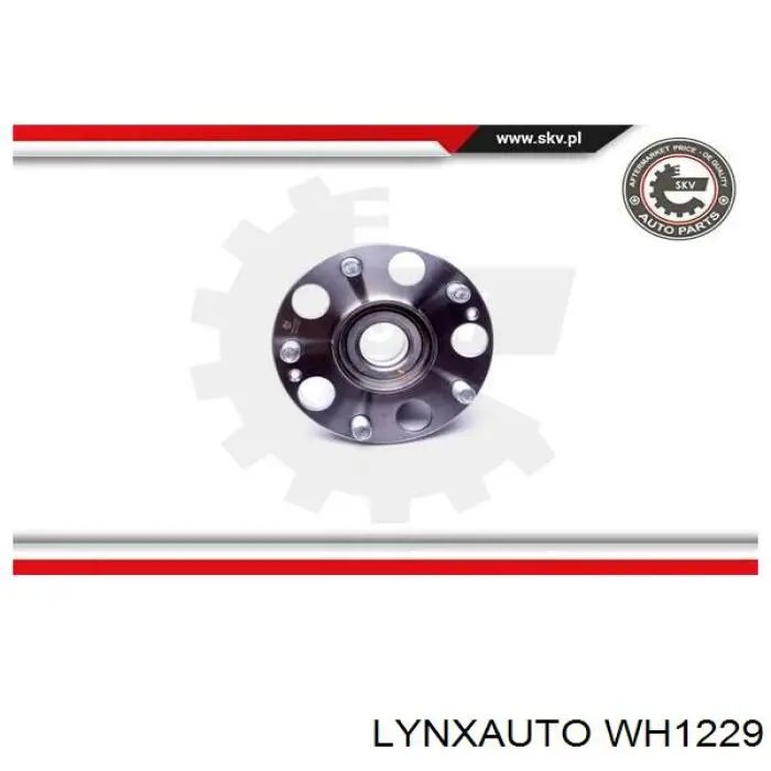 WH1229 Lynxauto cubo de rueda trasero