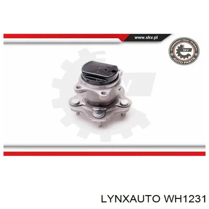 WH1231 Lynxauto cubo de rueda trasero