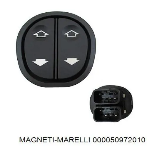 000050972010 Magneti Marelli botón de encendido, motor eléctrico, elevalunas, puerta delantera izquierda