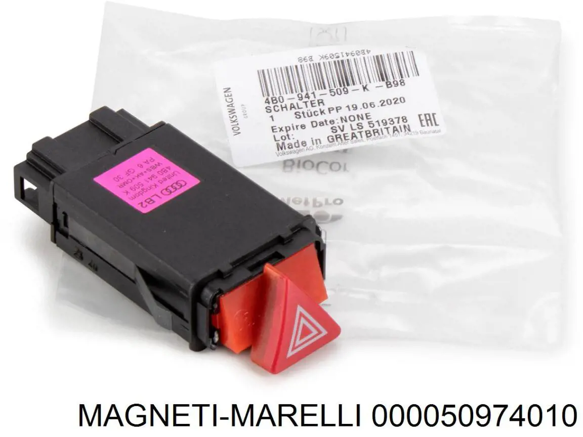 000050974010 Magneti Marelli boton de alarma