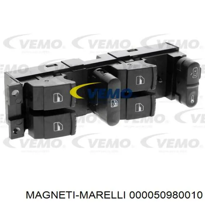 Unidad de control elevalunas delantera izquierda Magneti Marelli 000050980010