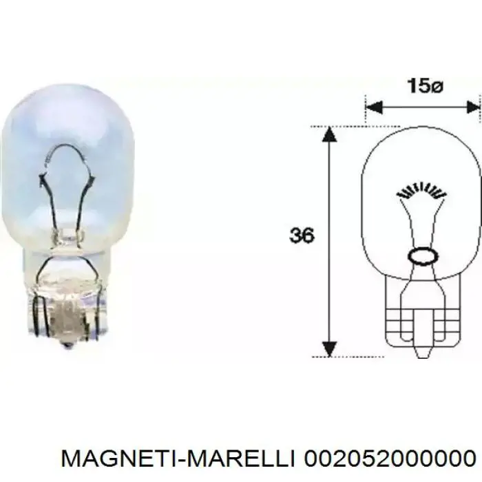 Comprar 002052000000 Magneti Marelli Bombilla de luz