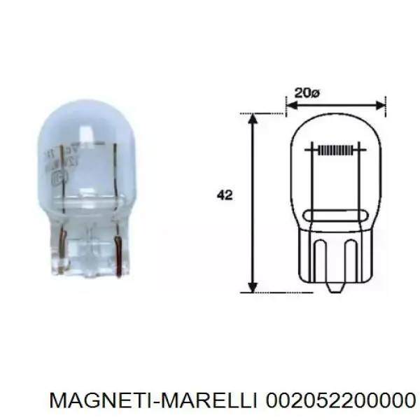 Comprar 002052200000 Magneti Marelli Bombilla de luz
