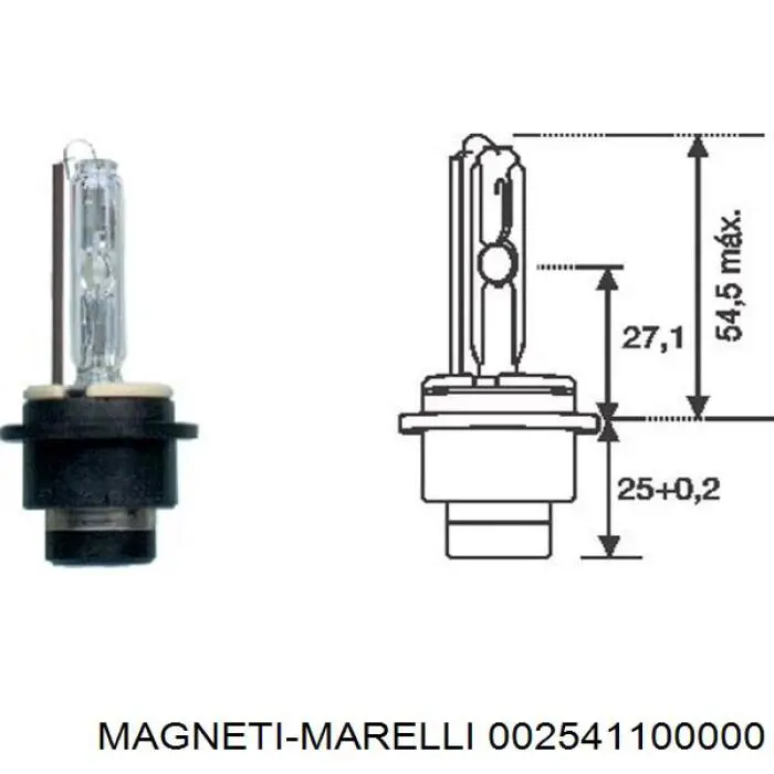 Comprar 002541100000 Magneti Marelli Bombilla de xenón
