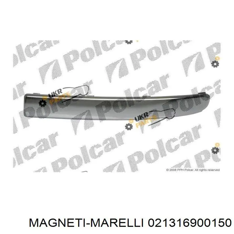 021316900150 Magneti Marelli moldura de parachoques delantero derecho