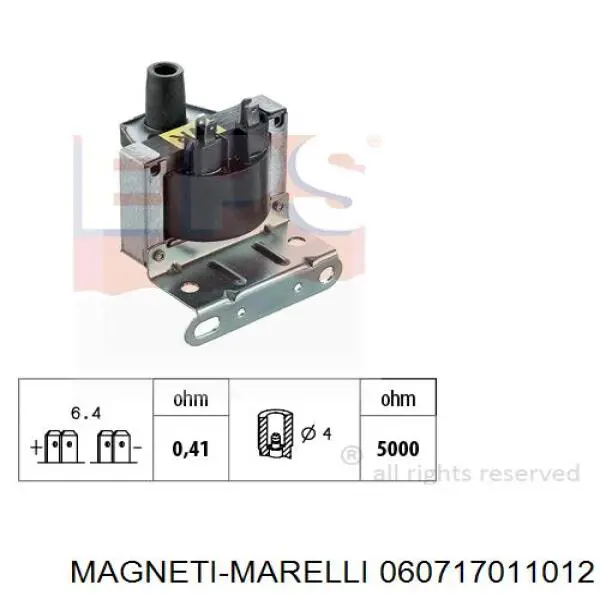 060717011012 Magneti Marelli bobina de encendido