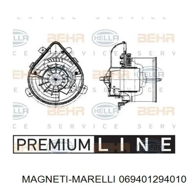 Motor eléctrico, ventilador habitáculo Fiat Tipo 160