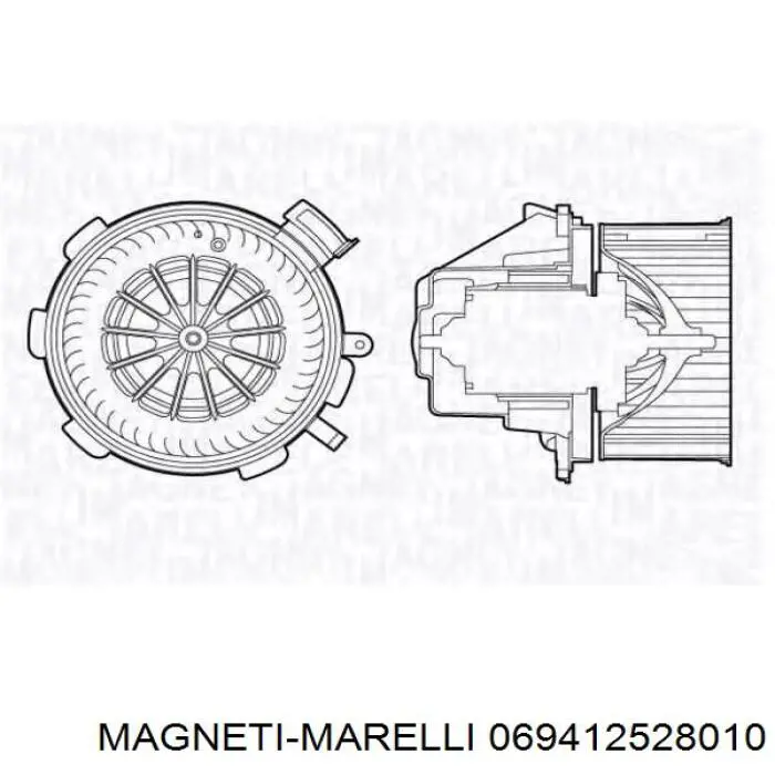 Motor eléctrico, ventilador habitáculo Opel Corsa X12