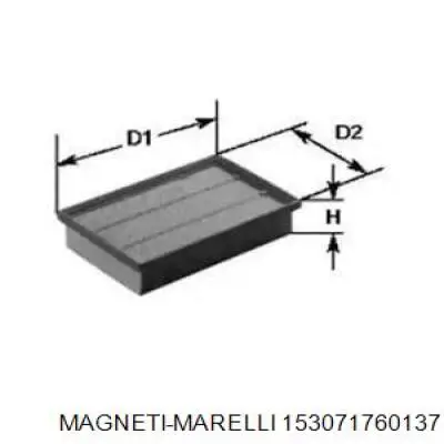 Comprar 153071760137 Magneti Marelli Filtro de aire