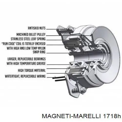 Amortiguador delantero MAGNETI MARELLI 1718H