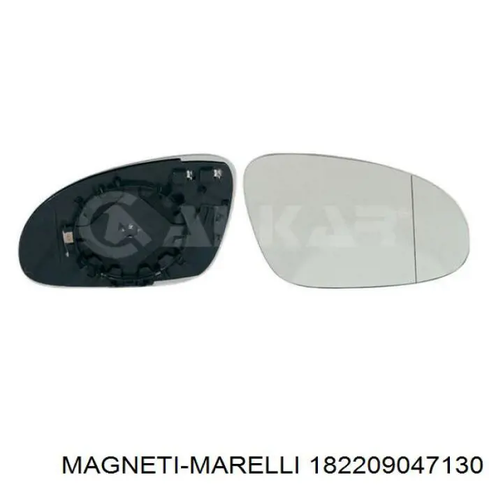 182209047130 Magneti Marelli cristal de espejo retrovisor exterior derecho