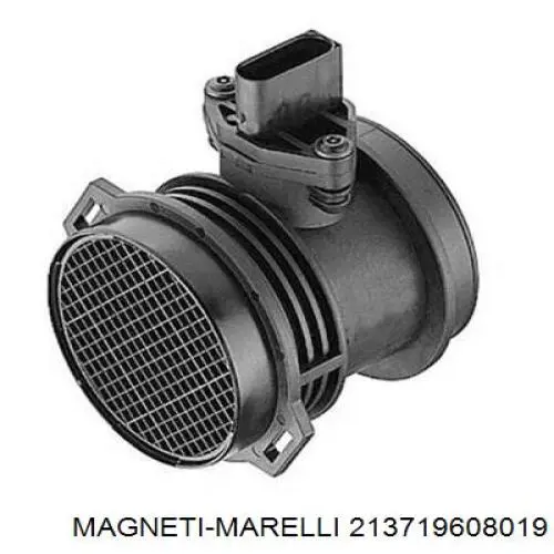 213719608019 Magneti Marelli sensor de flujo de aire/medidor de flujo (flujo de aire masibo)