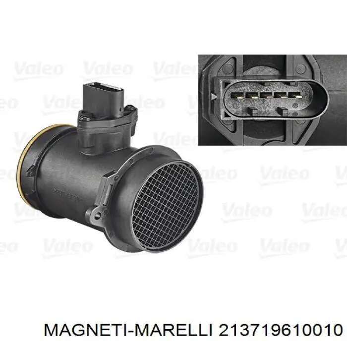 213719610010 Magneti Marelli sensor de flujo de aire/medidor de flujo (flujo de aire masibo)