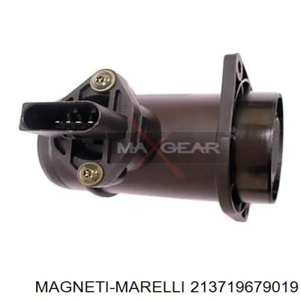 213719679019 Magneti Marelli sensor de flujo de aire/medidor de flujo (flujo de aire masibo)