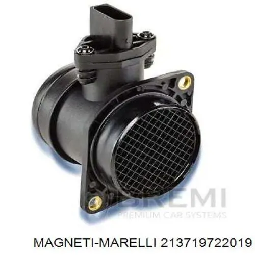 213719722019 Magneti Marelli sensor de flujo de aire/medidor de flujo (flujo de aire masibo)