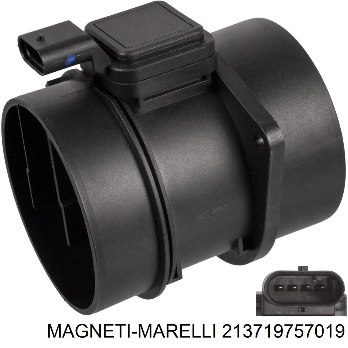 213719757019 Magneti Marelli sensor de flujo de aire/medidor de flujo (flujo de aire masibo)