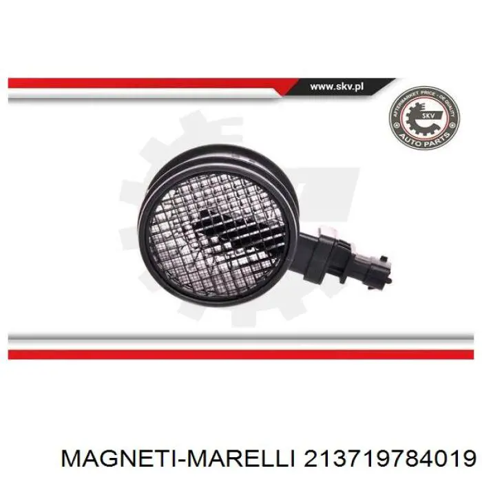 213719784019 Magneti Marelli sensor de flujo de aire/medidor de flujo (flujo de aire masibo)