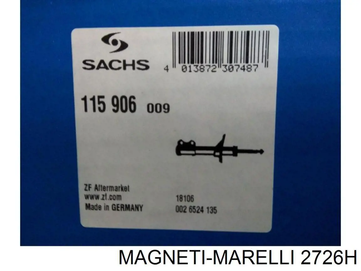 Amortiguadores traseros Magneti Marelli 2726H