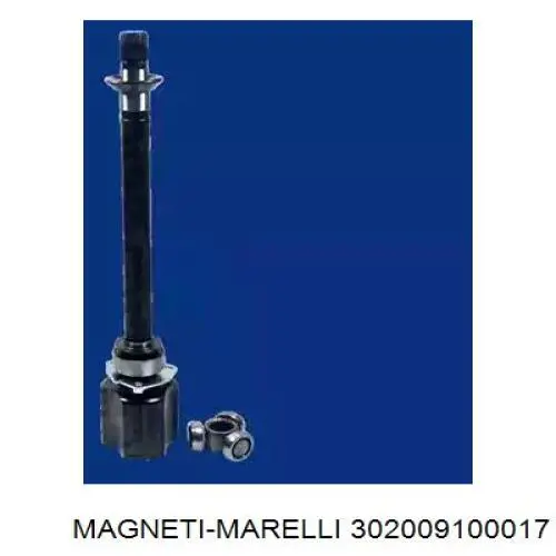 302009100017 Magneti Marelli medio eje articulado, arbol de transmision